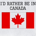 thumbnail image 2 of CafePress - Id Rather Be In Canada Bib - Cute Cotton Cloth Baby Bib, Toddler Bib, 2 of 2