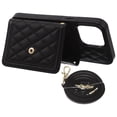 thumbnail image 1 of Minkissy Credit Card Holder Wallet Phone Case Wallet Black Cash Storage Travel 1Pack, 1 of 8