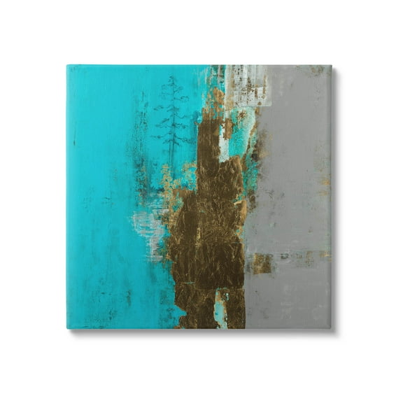 Stupell Industries Contemporary Urban Tree Collage Painting Gallery Wrapped Canvas Print Wall Art, Design by Ruth Fromstein