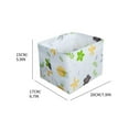 thumbnail image 3 of Foldable Storage Basket, Non-woven Fabric, Collapsible Design, for Clothes and Socks Organization, Cosmetic Storage, 1-pack, Floral Pattern, by FAJHHA, 3 of 8