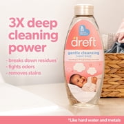 Dreft Baby Gentle Cleansing Fabric Rinse and Odor Remover, Hypoallergenic, Lightly Scented, 48 fl oz
