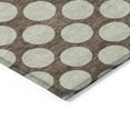thumbnail image 5 of 9' X 12' Brown And Beige Polka Dot Washable Indoor Outdoor Area Rug, 5 of 5