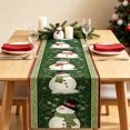 thumbnail image 4 of ZZkhGO Festive Christmas Table Runner, Vintage Striped Linen Tablecloth Art, Decor for Dining Room Party, 4 of 5