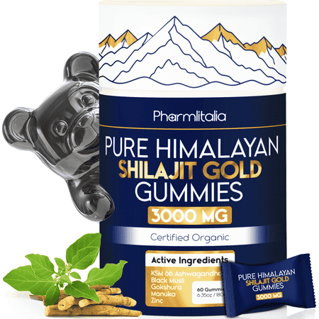 Pharmlitalia Himalayan Shilajit Gummies - 60 Count