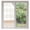 Brown, variant on Sage Green Stripe Window Privacy Film, Modern Rustic Horizontal Green Striped Static Cling UV Sun Blocking Heat Control Window Tint, Non-Adhesive One Way Windows Privacy Cover 23.6''x59''