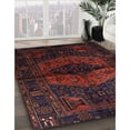 thumbnail image 3 of Ahgly Company Machine Washable Indoor Rectangle Traditional Red Area Rugs, 2' x 4', 3 of 7
