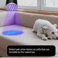 thumbnail image 6 of Zengdainm UV Flashlight Light, 21 LED Blacklight Pet Urine Detector for Dog/Cat Urine, Dry Stains, Bed Bug, Black, 6 of 7