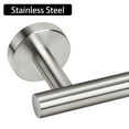 thumbnail image 3 of Uxcell Toilet Paper Holder Stainless Steel Brushed Finish Silver Tone, 3 of 6