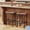 Brown-set of 2, variant on 24 Inch Counter Height Bar Stools Set of 2, Compact Counter Stools for Small Spaces, Premium Faux Leather Barstools with Right-Sized Saddle Seat & Metal Legs, 15-Minute Easy Assembly