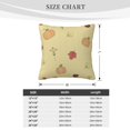 thumbnail image 4 of ZICANCN Decorative Throw Pillow Covers , Halloween Fall Wallpaper Pattern Couch Sofa Decorative Knit Pillow Covers for Living Room Farmhouse 22"x22", 4 of 8