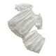 thumbnail image 2 of Sonducket Conjunto de ropa de dormir, pijama lavable para mujer, accesorios para el hogar de aspecto bonito, ropa de salón para niña, ropa para Pijama Ropa blanca, 2 of 6