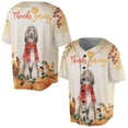 thumbnail image 3 of Happy Thanksgiving Afghan Hound with Turkey Pumpkins Autumn Vibes All Over Print 3D Baseball Shirt Dog Lover Softball Sport - 12018, 3 of 6