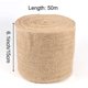 thumbnail image 2 of Cinta de arpillera ZEONHEI, tela de yute natural, 50 m, para manualidades, 15,24 cm, 2 of 7