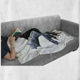 thumbnail image 6 of Dragon Soft Flannel Fleece Throw Blanket, Creature Flying Digital Effects Featured Wings Illustration, Cozy Plush for Indoor and Outdoor Use, 70" x 90", Charcoal Grey, by Ambesonne, 6 of 6