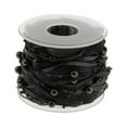 thumbnail image 1 of 10m DIY Applique Sheer Mesh Strings Beaded Ribbon Lace Beaded Lace Trim Ribbon for Decor 20mm Black, 1 of 9