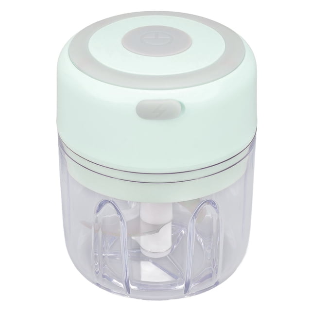 Picadora De Ajo Eléctrica, Mini Picadora De Verduras Portátil De 250 Ml, Trituradora De Ajo Recargable Por USB, Picadora De Cebolla Con Cuchilla De Acero Inoxidable
