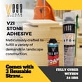 thumbnail image 5 of V21 Stone Adhesive: Unyielding All-Weather Bonding Formula for Ultimate Toughness, Single Pack with Cleaner, 5 of 9