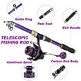 thumbnail image 6 of Sougayilang Fishing Rod Combo Telescopic Fishing Rod and Spinning Reel Fishing Line Fishing Lure Carrier Bag for Travel, 6 of 8
