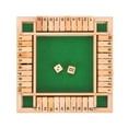 thumbnail image 5 of Shut The Box Dice Board Game Wooden Flaps & Dices Game 4 Players Pub Bar Party Supplies Family Entertainment For Kids & Adults, 5 of 5
