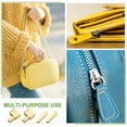 thumbnail image 7 of Uxcell Zipper Repair Kit, Metal Zipper Latch Slider Retainer Insert Pin Top Bottom Stoppers, Fit for Jacket Coat Light Gold #3 #5 #8 #10, 7 of 7