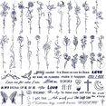 thumbnail image 1 of shiyou-CHARLNET Semi-Permanent Tattoos for Adult - 2 Weeks Long Last Small Flower Words Tattoos for Women Men Hand Neck Body/Fades Naturally/No Reflection/Waterproof/Realistic, Minimal Line Art, 1 of 4
