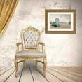 thumbnail image 3 of Deiter, Lori 14x11 Gold Ornate Wood Framed with Double Matting Museum Art Print Titled - Teal Barn and Truck, 3 of 4