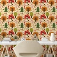 thumbnail image 3 of Ambesonne Forest Peel & Stick Wallpaper for Home, Colorful Cartoon Autumn, 13"x72", Multicolor, 3 of 6