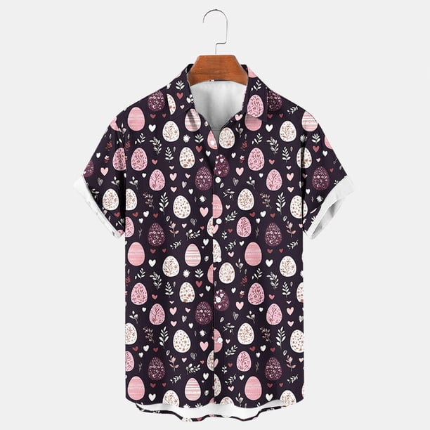 Blusa y camisa de manga corta con cuello vuelto para hombre, camisa informal de moda para hombre, camisa de manga corta con cuello vuelto, camisa de verano con botones, blusa de poliéster para hombre