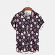 thumbnail image 1 of Blusa y camisa de manga corta con cuello vuelto para hombre, camisa informal de moda para hombre, camisa de manga corta con cuello vuelto, camisa de verano con botones, blusa de poliéster para hombre, 1 of 4