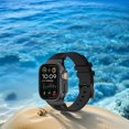 thumbnail image 5 of VeveXiao for Apple Watch Ultra 2 Band 49mm 45mm 44mm 42mm, Liquid Silicone Rubber Bands for iWatch Ultra 2 Series 9 8 7 6 5 4 SE Luxury Design AP Rubber Strap with Stainless Steel Adapter, 5 of 8