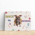 thumbnail image 3 of Back to School Cute Boxer Horizontal Matte Canvas Poster Boxers Dog Lover Gifts Idea Wall Art Home Decor - 13010, 3 of 5