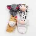 thumbnail image 4 of 2xSet De 12 Piezas Marionetas De Dibujos Animados Animales De Peluche Juguetes Educativos Para Niños, 4 of 8
