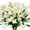 White, variant on Viworld 6 Bundles Outdoor Artificial Daisies Fake Flowers UV Resistant Shrubs, Faux Plastic Greenery for Indoor Outside Hanging Plants Garden Porch Window Box Wedding Farmhouse Decor (White)