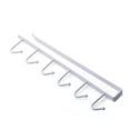 thumbnail image 3 of Colgador para Tazas Debajo del Gabinete, Hierro, 6 Ganchos, Gancho Para Tazas, Expositor, Utensilios de Cocina, Corbatas, Cinturones, Bufanda, Gancho Para Colgar, Soporte PARA, 3 of 7