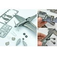 thumbnail image 3 of 1:48 Scale WWII P-51 Aircraft jet fighter airplane kits Assembly Model Kit for Adult Silver, 3 of 5