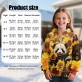 thumbnail image 7 of Pzuqiu Panda Hoodies for Teen Girls Size 6-7 Comfortable Long Sleeve Sweatshirt Kids Warm Soft Fall Outfits Fashion Clothing Washable Casual for Outdoor Activities, 7 of 7