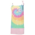 thumbnail image 2 of Women's Refried Apparel White Chicago Cubs Tie-Dye Tank Dress, 2 of 4