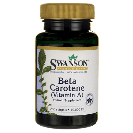 Swanson bêta-carotène (vitamine A) 10.000 Iu 250 Sgels