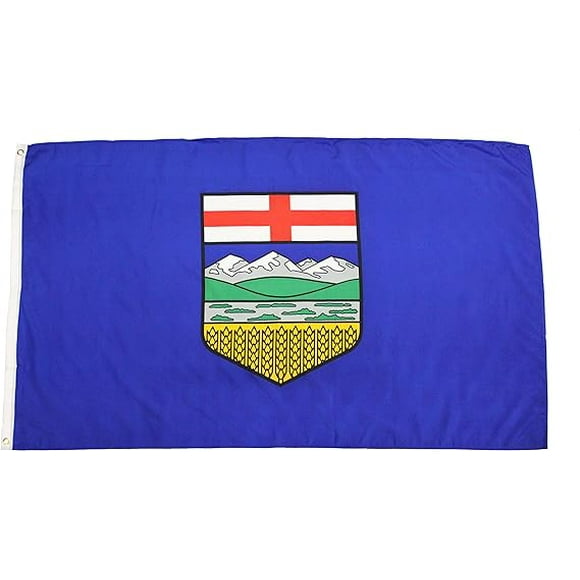 ALBERTA CANADIAN PROVINCIAL 3 X 5 FEET FLAG WITH 2 GROMMETS CANADA PROVINCE