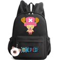 thumbnail image 1 of Anime One Piece Backpack Knapsack Kids Boy Girl Printed School Bag Teenager Student Cartoon Bookbag Outdoor Rucksack, 1 of 5