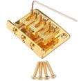 thumbnail image 4 of Puente de guitarra de 3 cuerdas Yuyangstore dorado con Tornillos y Llave, 4 of 8