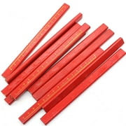 10 octagonal square black carpentry pencils
