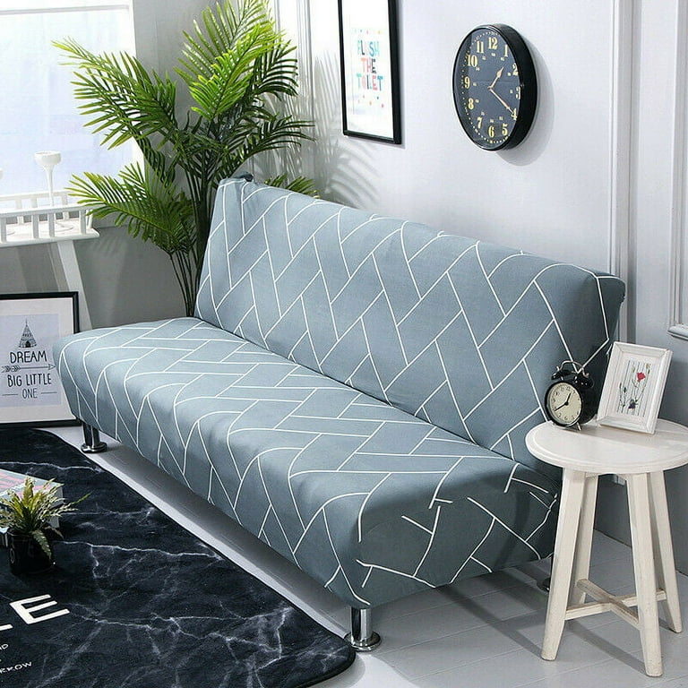Armless on sale sofa cover