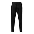 thumbnail image 5 of OSOLU Men Solid Color Long Trousers Tether Pants Sports Sweatpants Street Casual Trousers Everyday Comfort Versatile Workout Training Joggers Bottoms, 5 of 6
