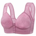 thumbnail image 3 of Plus Lingerie for Women Plus Size Plus Bras for Women Plus Size Solid Lace Comfortable Bralette Plus Size Underwear, 3 of 3