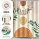 thumbnail image 4 of Juegos de Alfombras y Cortinas Dznils de Tela Bohemia Abstracta 16 Pzas Beige 72' x 72', 4 of 10