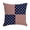 D001- Clear (Flag A), variant on Decorative Throw Pillow Covers, 4Th of July Pillow, 4Th of July Home Decor, Throw Pillow Covers for Couch, 18X18 Inch Diagonal Stars Stripes American Flag Linen Pillow Slip for
