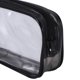 thumbnail image 4 of Cateissary Estuche transparente para lápices, bolsa de bolígrafo con cremallera de PVC, bolsa de almacenamiento de papelería para estudiantes escolares Carpetas de archivos Negro, 4 of 6