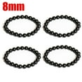 thumbnail image 2 of 6mm/8mm Shungite Bracelet, Shungite Gemstone Beads,Radiation EMF Protection USA, 2 of 10