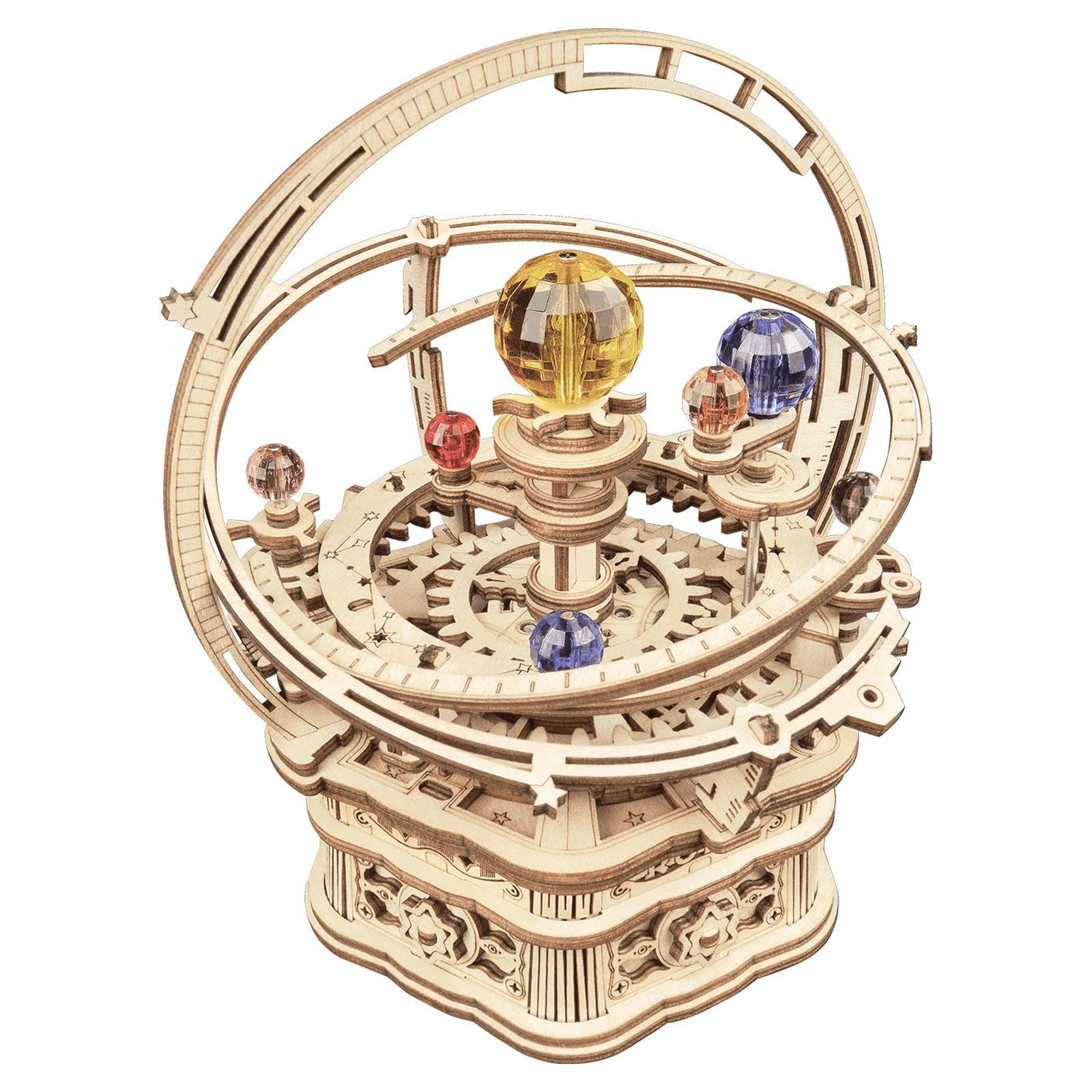 ROKR 3D Wooden Puzzles Starry Night Series Mechanical Music Box